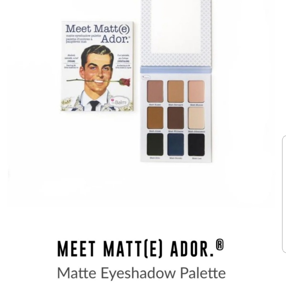 The balm meet matt(e) ador eyeshadow palette